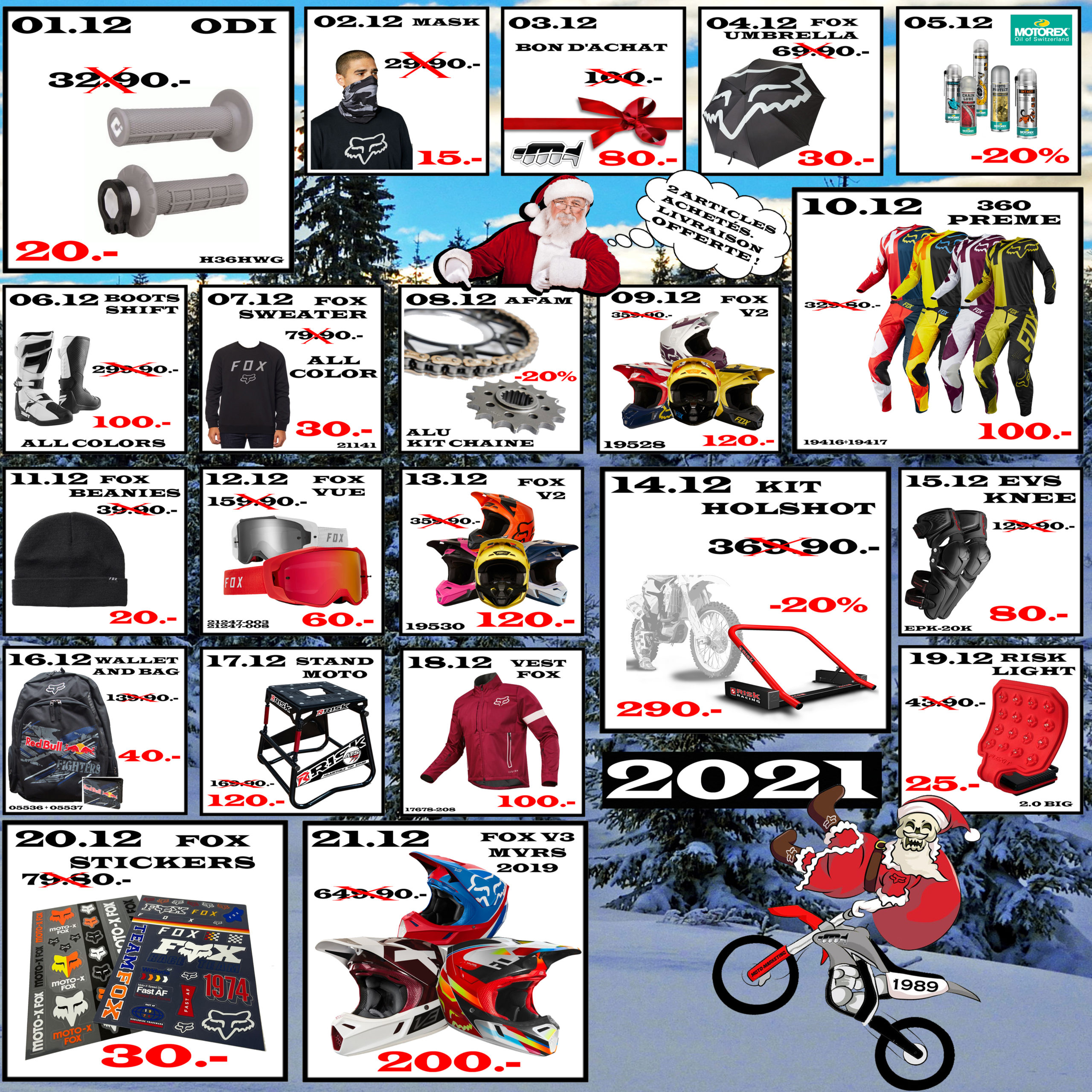 CALENDRIER DE L'AVENT - Moto Marketing