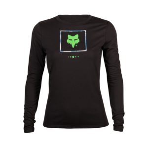 TEE FOX W ATLAS LS TECH BLK