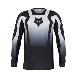 TRIKOT FOX 180 LEAN - ERWEITERTE GRÖSSEN SCHWARZ/WEISS